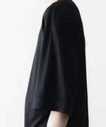 画像をギャラリービューアに読み込む, WWW - WRAPINKNOT wool wearのS/S BLOUSING TOPSのBLACK 公式通販サイトsession福岡セレクトショップ
