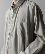 画像をギャラリービューアに読み込む, ssstein(シュタイン)のOVERSIZED LAYERED SHIRT - GREYの公式通販サイトsession福岡セレクトショップ

