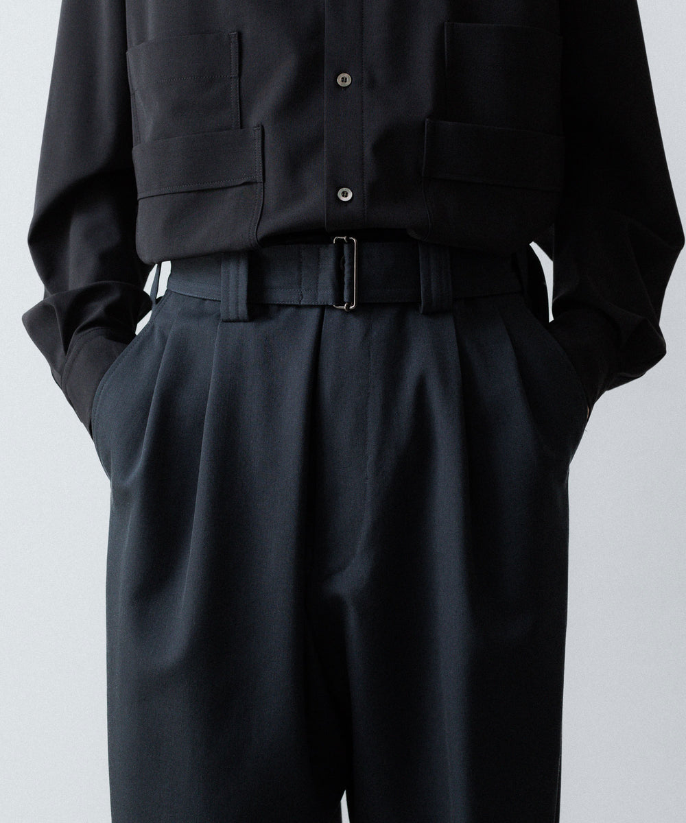 UJOH - ウジョーのTAB BELT PNTのGRAYISH NAVY公式通販サイトsession福岡セレクトショップ