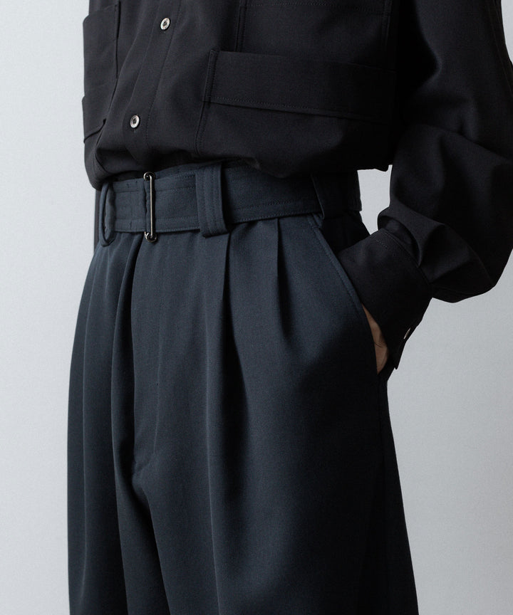 UJOH - ウジョーのTAB BELT PNTのGRAYISH NAVY公式通販サイトsession福岡セレクトショップ