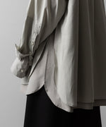 画像をギャラリービューアに読み込む, ssstein(シュタイン)のOVERSIZED LAYERED SHIRT - GREYの公式通販サイトsession福岡セレクトショップ

