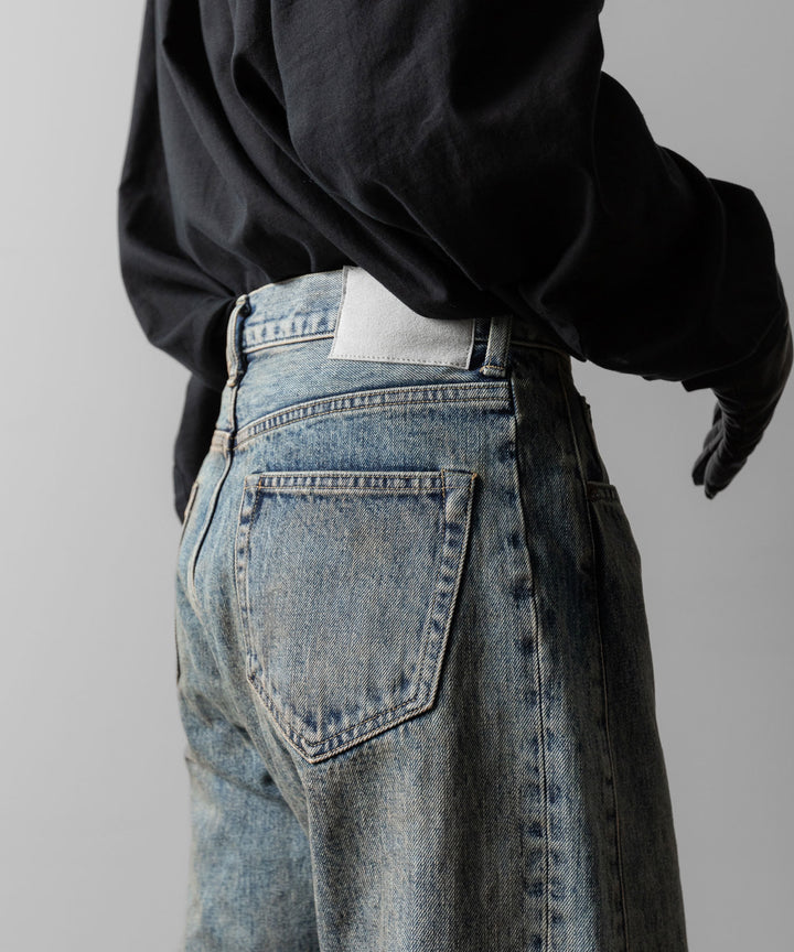 ssstein(シュタイン)のDEFORMED FLARE VINTAGE DENIM JEANS - INDIGOの公式通販サイトsession福岡セレクトショップ
