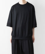 画像をギャラリービューアに読み込む, WWW - WRAPINKNOT wool wearのS/S BLOUSING TOPSのBLACK 公式通販サイトsession福岡セレクトショップ
