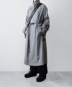 ssstein / シュタイン】OVERSIZED DOUBLE BREASTED COAT - GREY | 公式