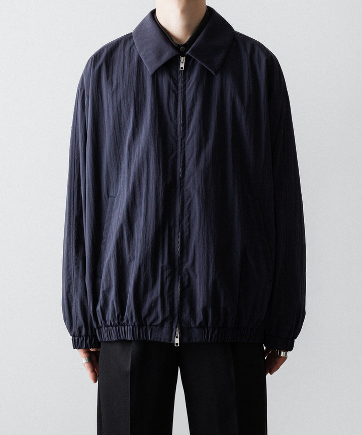ssstein(シュタイン)のRECYCLED NYLON OVERSIZED ZIP JACKET -  DARK NAVYの公式通販サイトsession福岡セレクトショップ