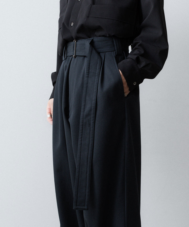 UJOH - ウジョーのTAB BELT PNTのGRAYISH NAVY公式通販サイトsession福岡セレクトショップ