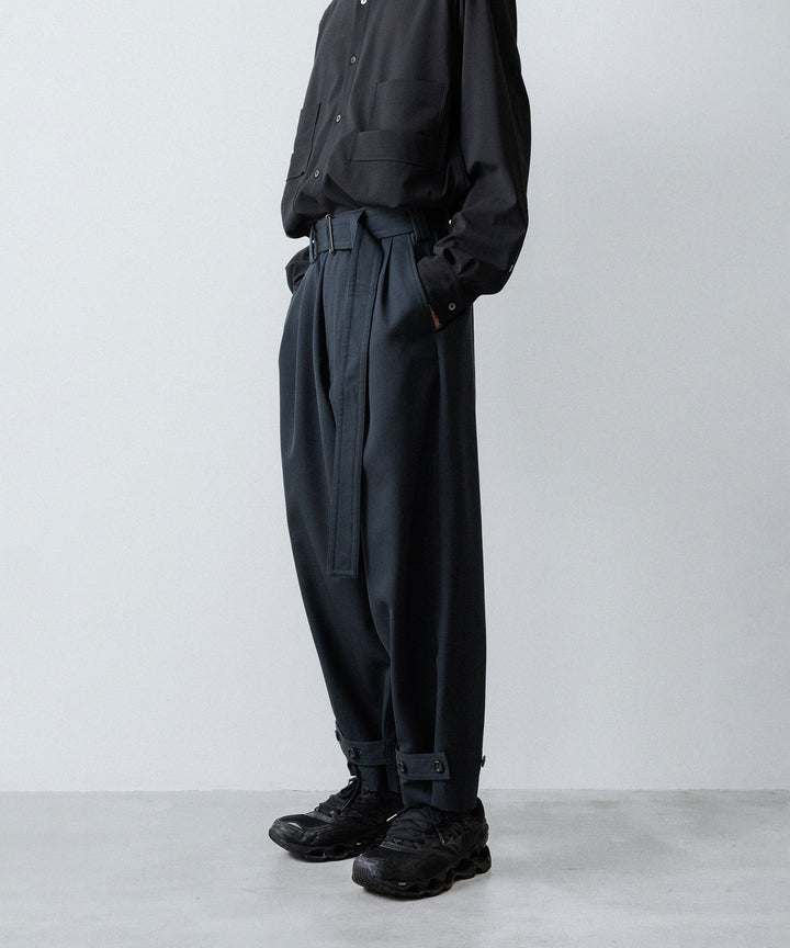UJOH - ウジョーのTAB BELT PNTのGRAYISH NAVY公式通販サイトsession福岡セレクトショップ