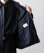 画像をギャラリービューアに読み込む, ssstein(シュタイン)のRECYCLED NYLON OVERSIZED ZIP JACKET -  DARK NAVYの公式通販サイトsession福岡セレクトショップ
