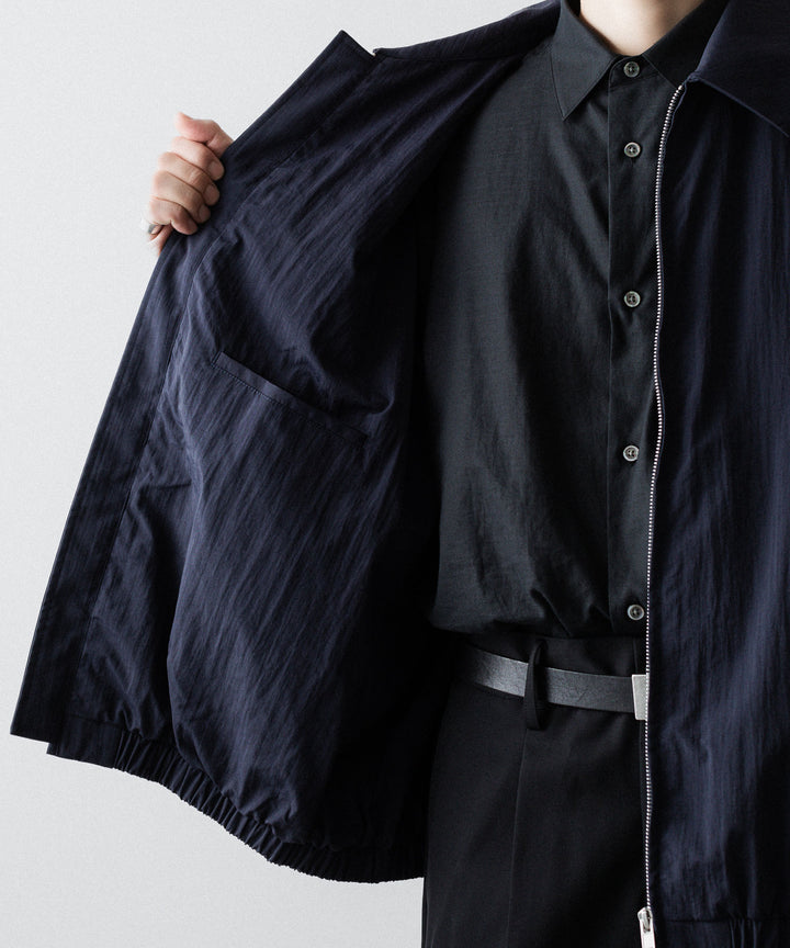ssstein(シュタイン)のRECYCLED NYLON OVERSIZED ZIP JACKET -  DARK NAVYの公式通販サイトsession福岡セレクトショップ