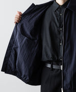 画像をギャラリービューアに読み込む, ssstein(シュタイン)のRECYCLED NYLON OVERSIZED ZIP JACKET -  DARK NAVYの公式通販サイトsession福岡セレクトショップ
