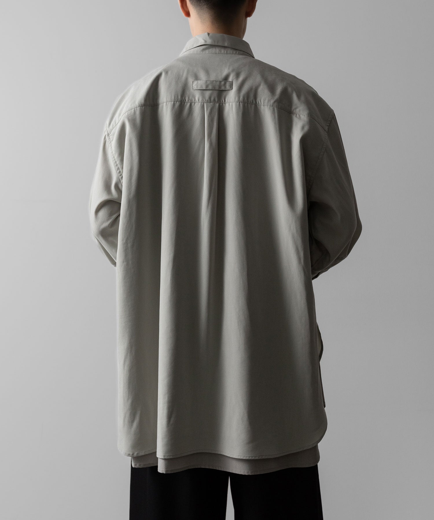 ssstein(シュタイン)のOVERSIZED LAYERED SHIRT - GREYの公式通販サイトsession福岡セレクトショップ
