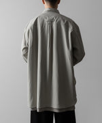 画像をギャラリービューアに読み込む, ssstein(シュタイン)のOVERSIZED LAYERED SHIRT - GREYの公式通販サイトsession福岡セレクトショップ

