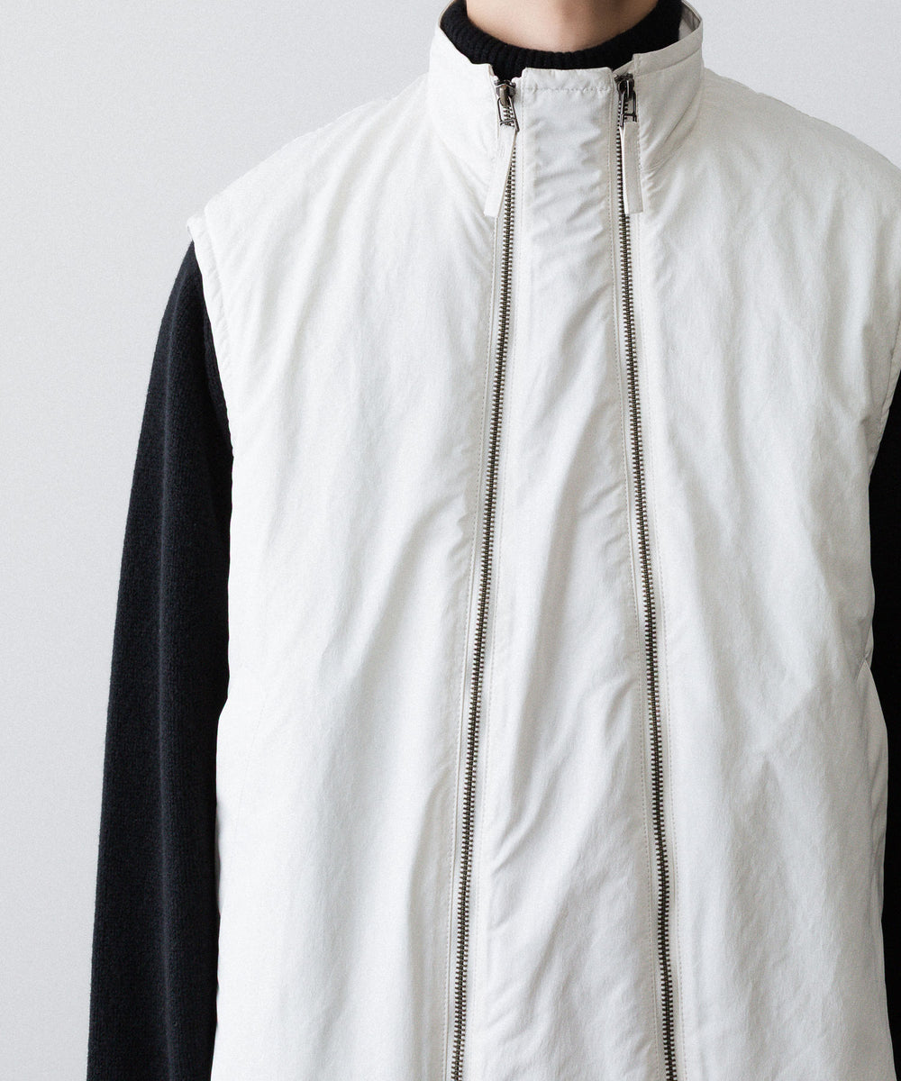 UJOH ウジョーのW ZIP VESTのIVORY公式通販サイトsession福岡セレクトショップ