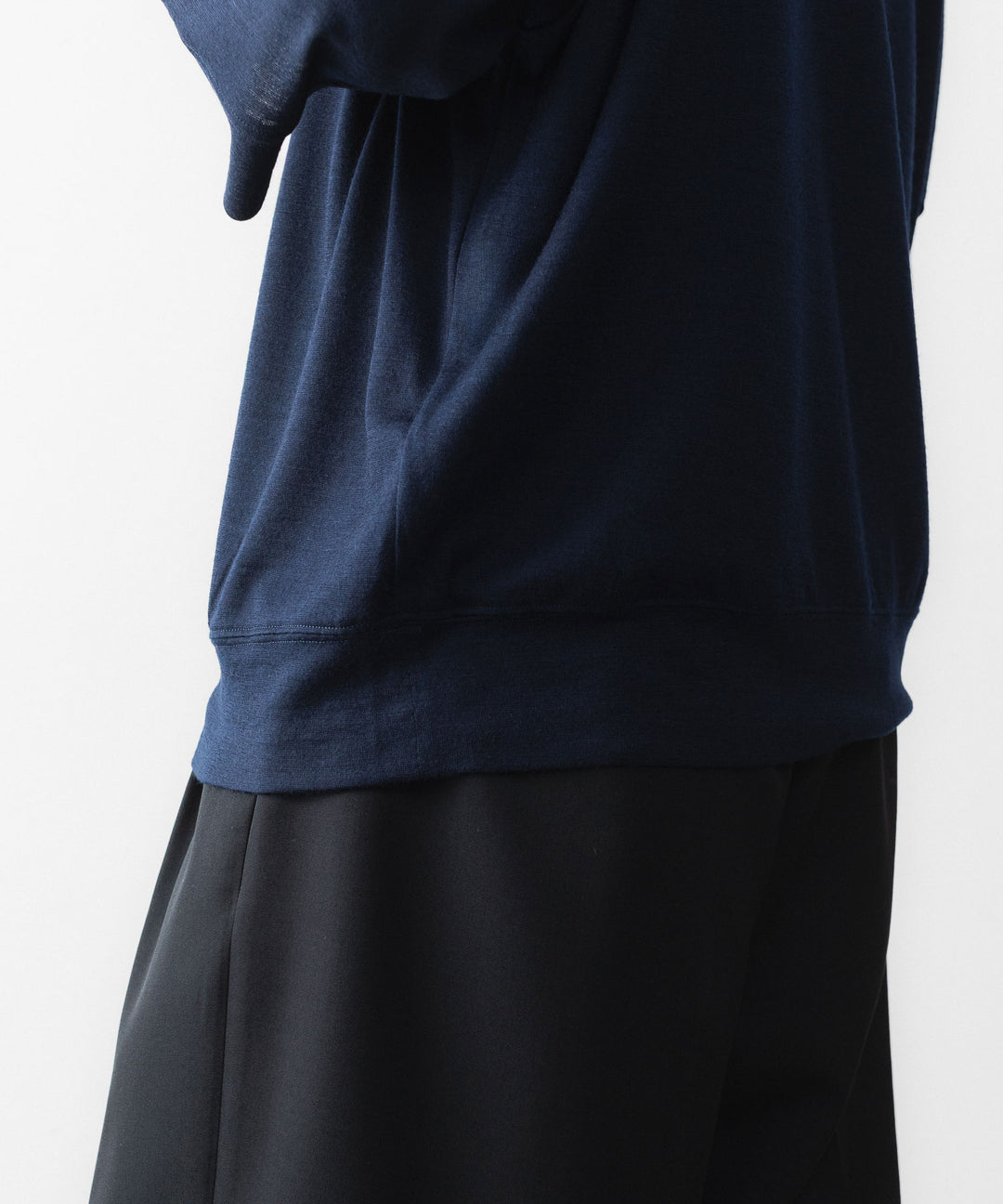 WWW - WRAPINKNOT wool wearのS/S BLOUSING TOPSのNAVY 公式通販サイトsession福岡セレクトショップ