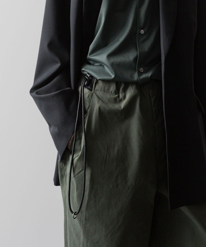 ANTHEM Aアンセムエー のCOTTON TWILL NO-BRAINER PANTS - OLIVEの公式通販サイトsession福岡セレクトショップ