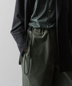 ANTHEM Aアンセムエー のCOTTON TWILL NO-BRAINER PANTS - OLIVEの公式通販サイトsession福岡セレクトショップ