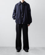 画像をギャラリービューアに読み込む, ssstein(シュタイン)のRECYCLED NYLON OVERSIZED ZIP JACKET -  DARK NAVYの公式通販サイトsession福岡セレクトショップ
