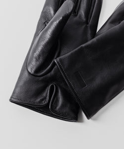 【ssstein】LEATHER GLOVE - BLACK