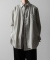【ssstein】OVERSIZED LAYERED SHIRT - GREY