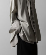 画像をギャラリービューアに読み込む, ssstein(シュタイン)のOVERSIZED LAYERED SHIRT - GREYの公式通販サイトsession福岡セレクトショップ

