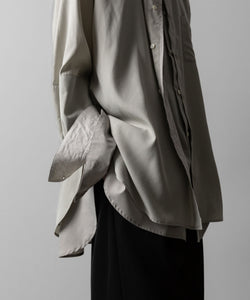 ssstein(シュタイン)のOVERSIZED LAYERED SHIRT - GREYの公式通販サイトsession福岡セレクトショップ
