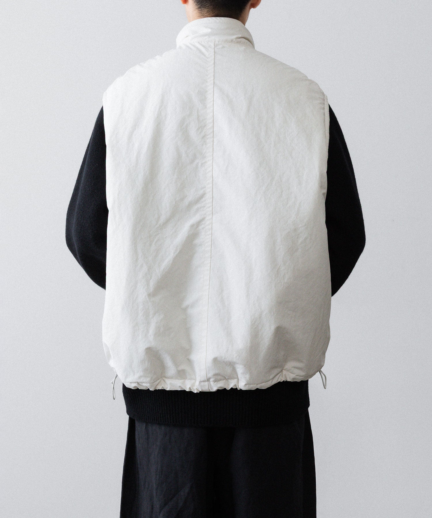 UJOH ウジョーのW ZIP VESTのIVORY公式通販サイトsession福岡セレクトショップ