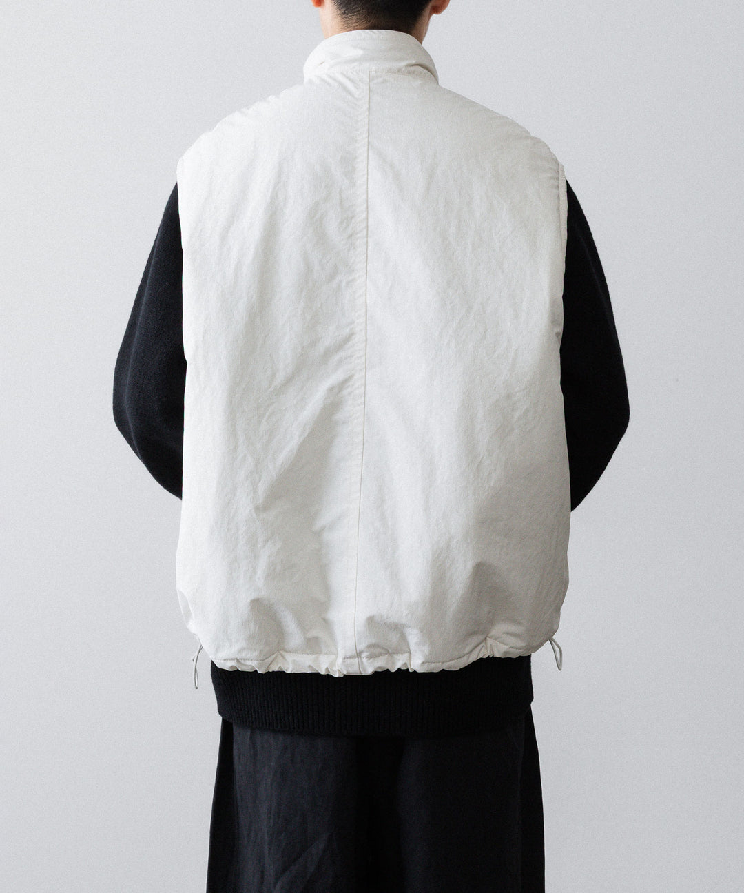 UJOH ウジョーのW ZIP VESTのIVORY公式通販サイトsession福岡セレクトショップ