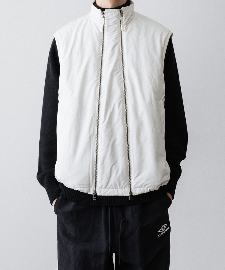 UJOH ウジョーのW ZIP VESTのIVORY公式通販サイトsession福岡セレクトショップ