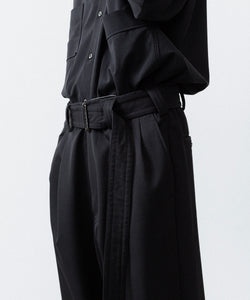 UJOH】TAB BELT PNT - BLACK | 公式通販サイト session(セッション)