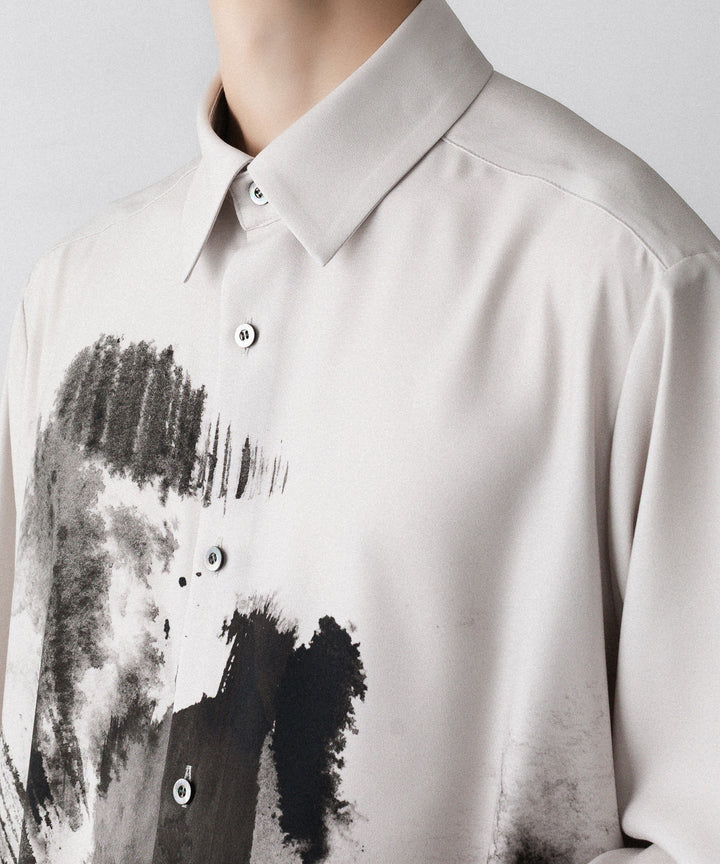 UJOH ウジョーのREGULAR COLLAR SHIRTのGREIGE 公式通販サイトsession福岡セレクトショップ