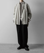 画像をギャラリービューアに読み込む, ssstein(シュタイン)のOVERSIZED LAYERED SHIRT - GREYの公式通販サイトsession福岡セレクトショップ

