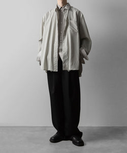 ssstein(シュタイン)のOVERSIZED LAYERED SHIRT - GREYの公式通販サイトsession福岡セレクトショップ
