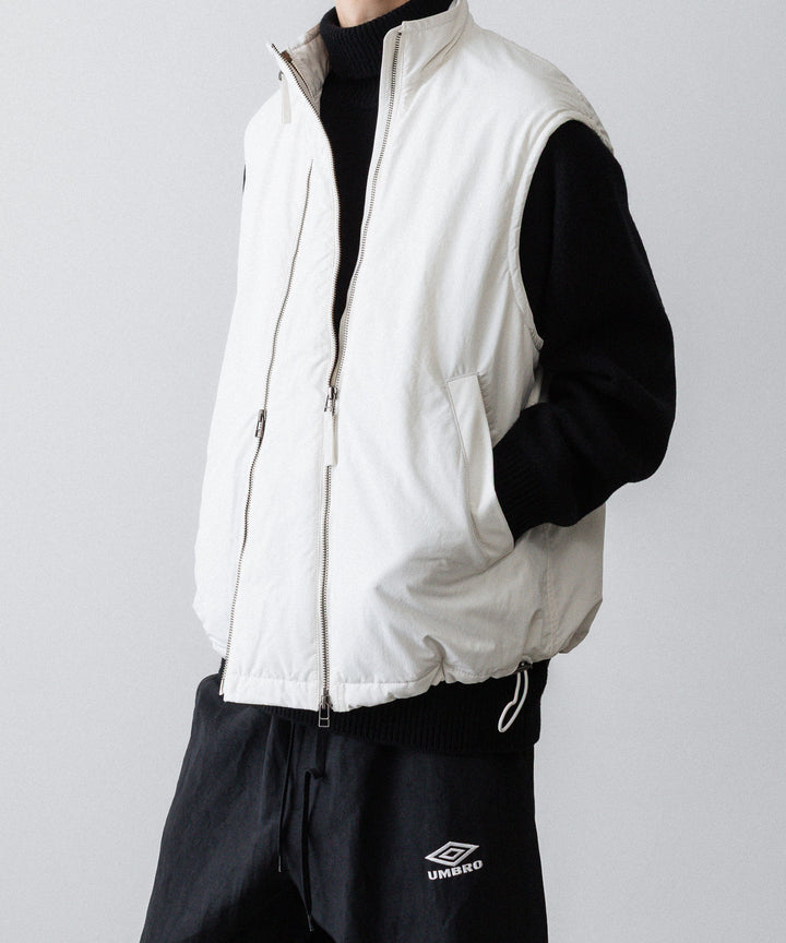 UJOH ウジョーのW ZIP VESTのIVORY公式通販サイトsession福岡セレクトショップ