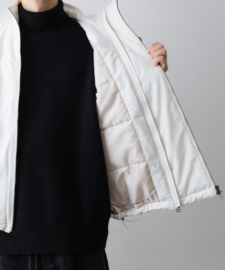 UJOH ウジョーのW ZIP VESTのIVORY公式通販サイトsession福岡セレクトショップ