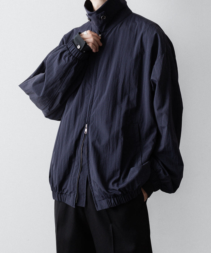 ssstein(シュタイン)のRECYCLED NYLON OVERSIZED ZIP JACKET -  DARK NAVYの公式通販サイトsession福岡セレクトショップ
