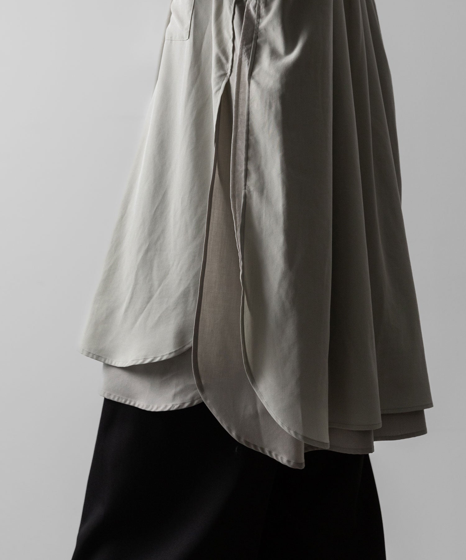 ssstein(シュタイン)のOVERSIZED LAYERED SHIRT - GREYの公式通販サイトsession福岡セレクトショップ
