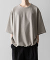 【KANEMASA PHIL.】28G CUPRO S/S PULLOVER - KHAKI