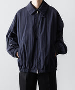 画像をギャラリービューアに読み込む, ssstein(シュタイン)のRECYCLED NYLON OVERSIZED ZIP JACKET -  DARK NAVYの公式通販サイトsession福岡セレクトショップ
