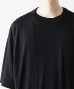 画像をギャラリービューアに読み込む, WWW - WRAPINKNOT wool wearのS/S OVERSIZED POCKET T-SHIRTのBLACK 公式通販サイトsession福岡セレクトショップ
