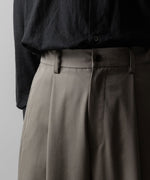 画像をギャラリービューアに読み込む, ssstein(シュタイン)のTWIST SEAM WIDE EASY TROUSERS - TAUPE BEIGEの公式通販サイトsession福岡セレクトショップ

