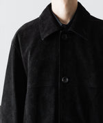 画像をギャラリービューアに読み込む, ssstein(シュタイン)のCOW SUEDE CAR JACKET - BLACKの公式通販サイトsession福岡セレクトショップ
