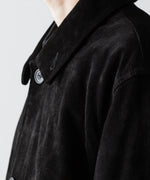 画像をギャラリービューアに読み込む, ssstein(シュタイン)のCOW SUEDE CAR JACKET - BLACKの公式通販サイトsession福岡セレクトショップ

