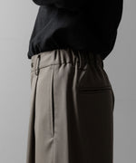 画像をギャラリービューアに読み込む, ssstein(シュタイン)のTWIST SEAM WIDE EASY TROUSERS - TAUPE BEIGEの公式通販サイトsession福岡セレクトショップ

