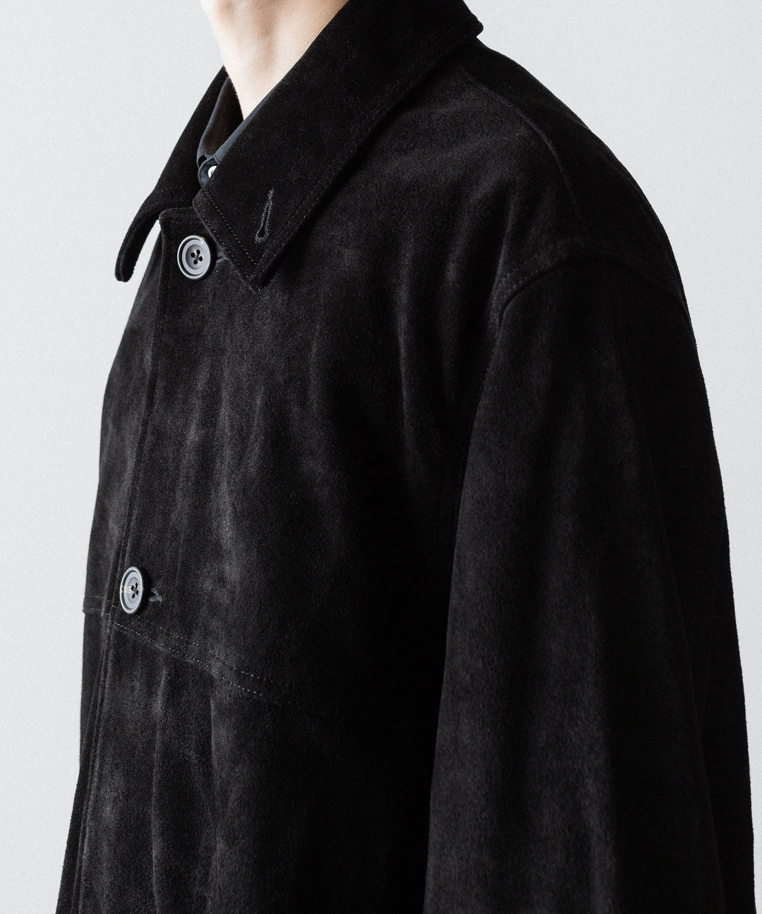 ssstein(シュタイン)のCOW SUEDE CAR JACKET - BLACKの公式通販サイトsession福岡セレクトショップ