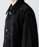 画像をギャラリービューアに読み込む, ssstein(シュタイン)のCOW SUEDE CAR JACKET - BLACKの公式通販サイトsession福岡セレクトショップ

