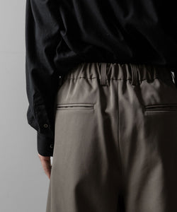 ssstein(シュタイン)のTWIST SEAM WIDE EASY TROUSERS - TAUPE BEIGEの公式通販サイトsession福岡セレクトショップ
