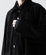 画像をギャラリービューアに読み込む, ssstein(シュタイン)のCOW SUEDE CAR JACKET - BLACKの公式通販サイトsession福岡セレクトショップ
