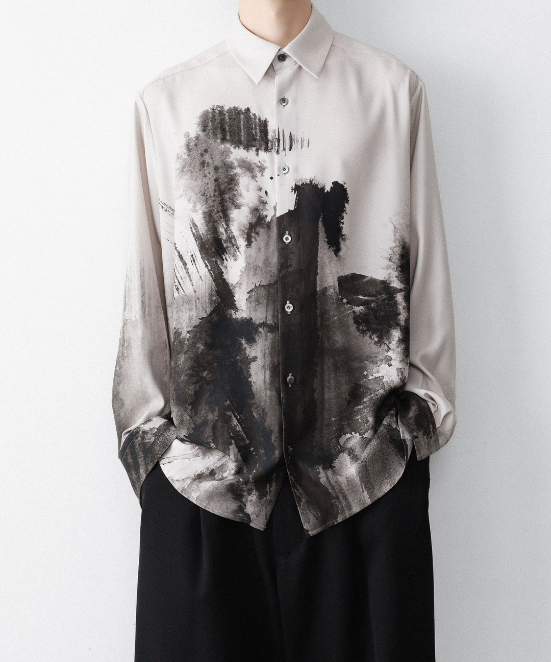 UJOH ウジョーのREGULAR COLLAR SHIRTのGREIGE 公式通販サイトsession福岡セレクトショップ
