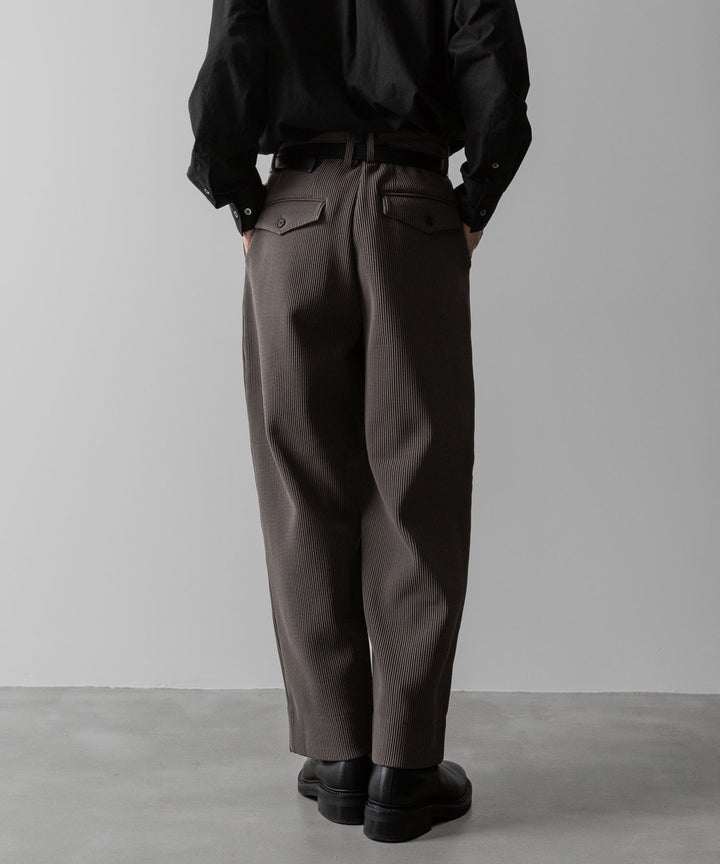 【ssstein】GRADATION PLEATS TWO TUCK TROUSERS - D.GREIGE シュタイン 23SS sessionセッション 福岡セレクトショップ 公式通販サイト