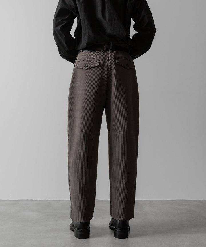 【ssstein】GRADATION PLEATS TWO TUCK TROUSERS - D.GREIGE シュタイン 23SS sessionセッション 福岡セレクトショップ 公式通販サイト